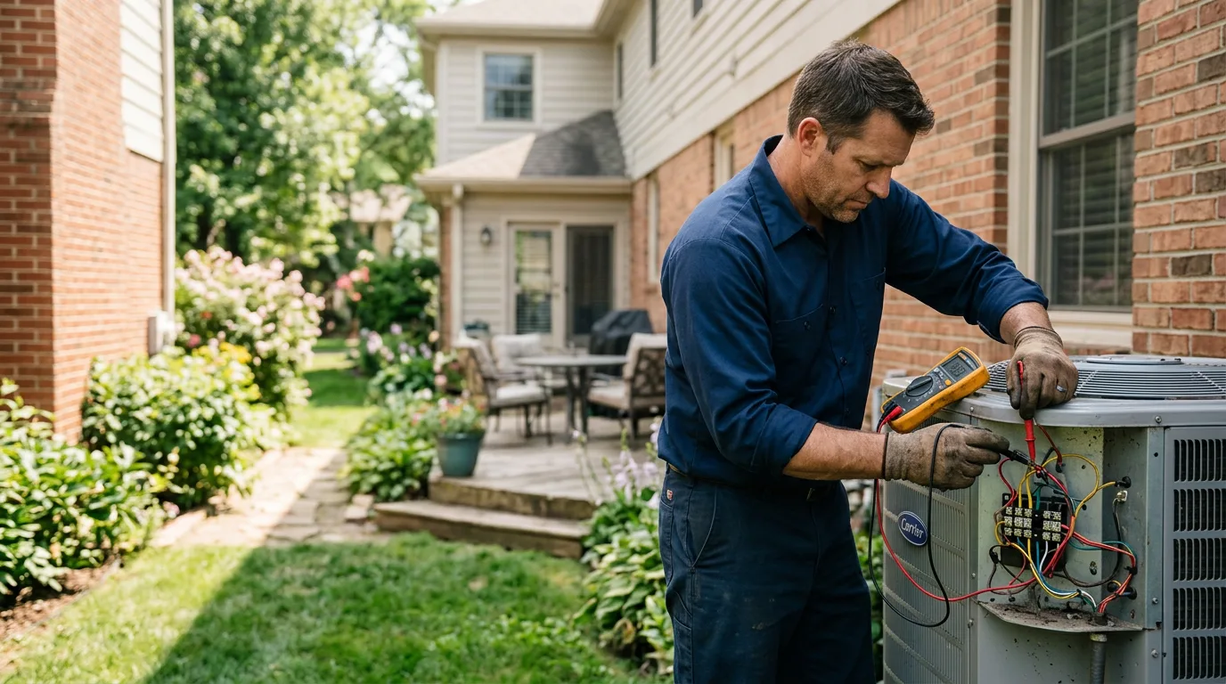HVAC technician working near Buffalo Valley, TN